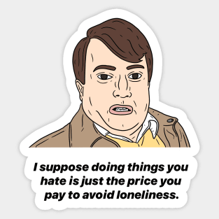 MARK CORRIGAN | LONELINESS Sticker